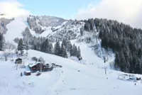 Luxurious mountain chalet located in a ski slope